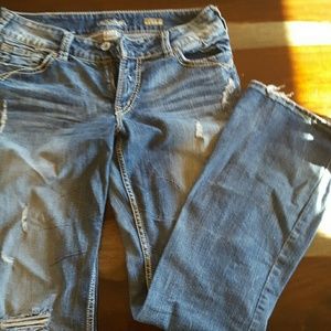 Silver suki boot cut jeans waist 31